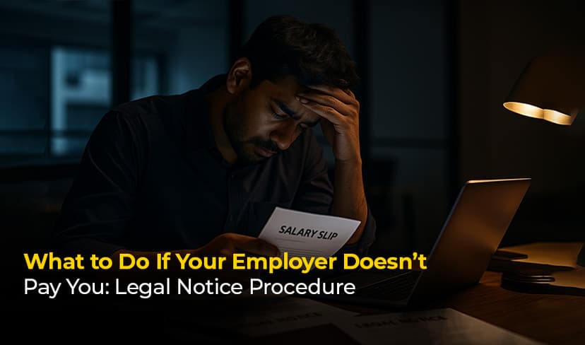 What to Do If Your Employer Doesn’t Pay You: Legal Notice Procedure