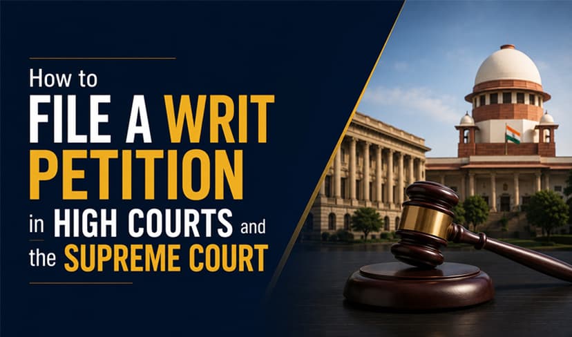 How to File a Writ Petition in High Courts and the Supreme Court