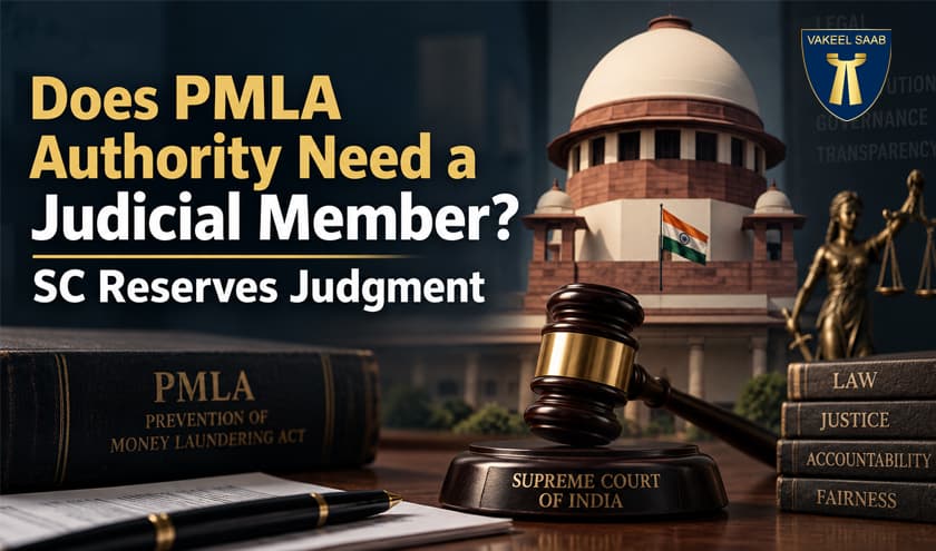 Does PMLA Authority Need a Judicial Member? Supreme Court Judgment