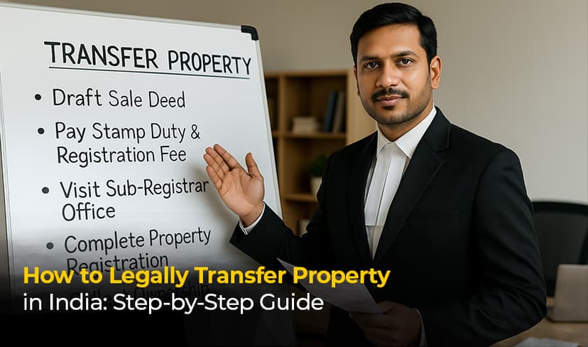 How to Legally Transfer Property in India: Step-by-Step Guide
