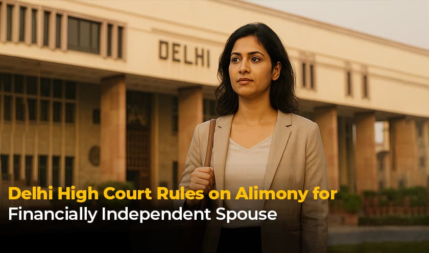Delhi High Court Rules on Alimony for Financially Independent Spouse
